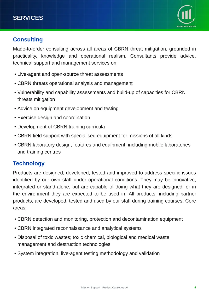 Product Catalogue, page 4 of 58