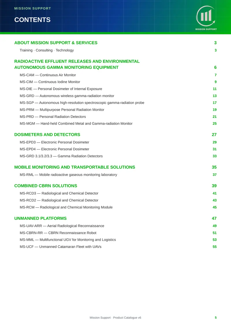 Product Catalogue, page 5 of 58