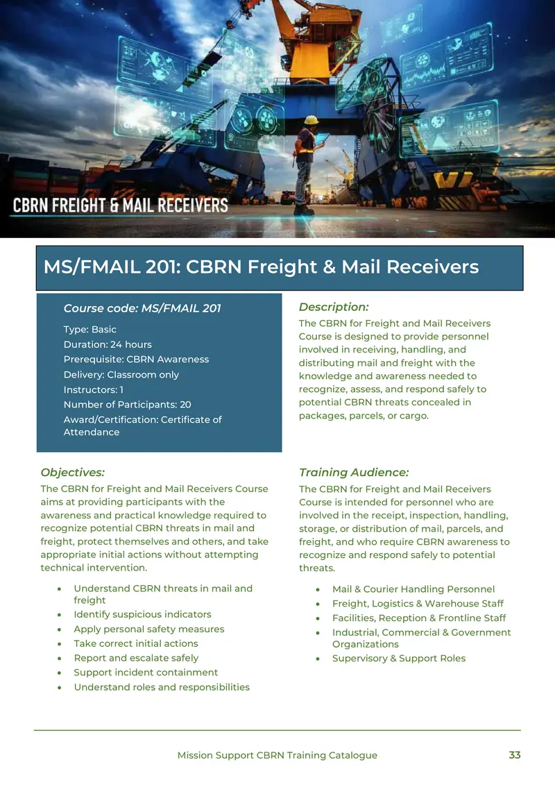 Training Catalogue, page 33 of 68