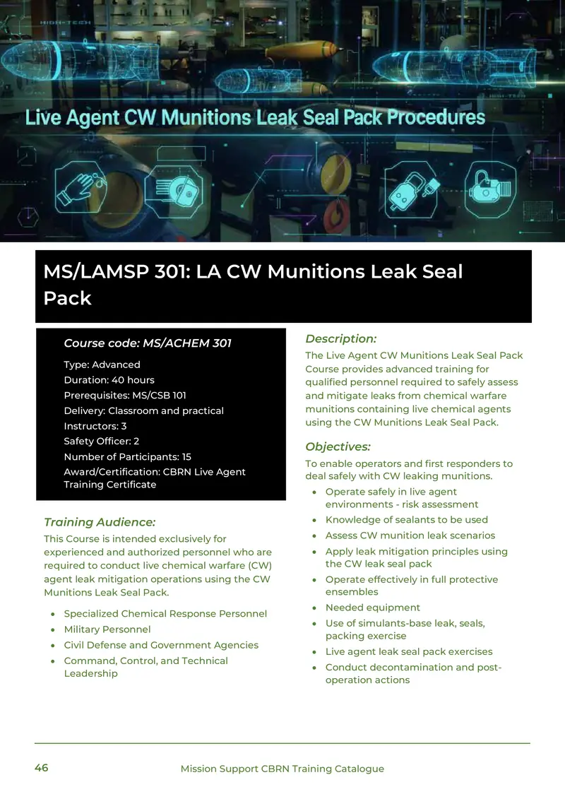 Training Catalogue, page 46 of 68