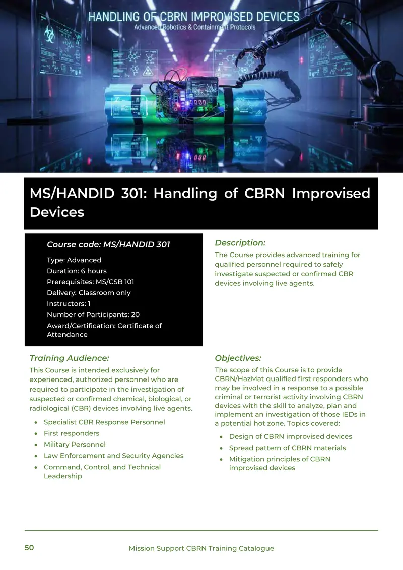 Training Catalogue, page 50 of 68