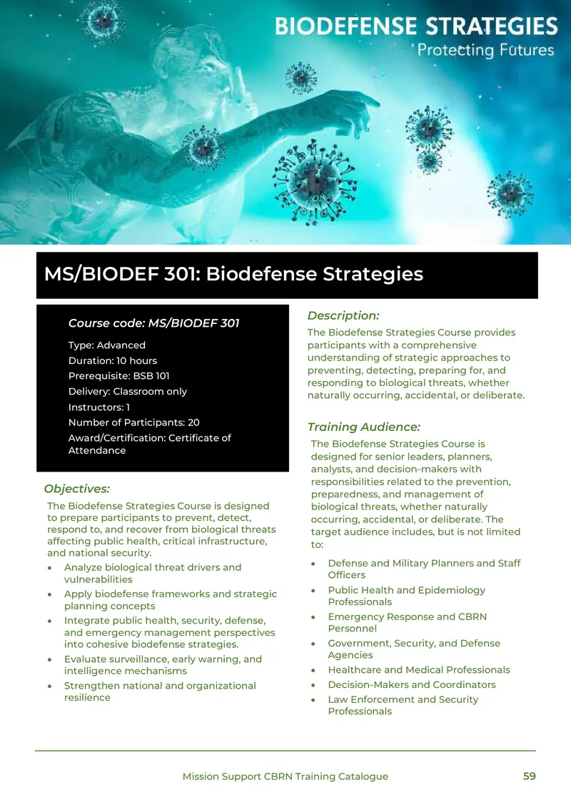 Training Catalogue, page 59 of 68